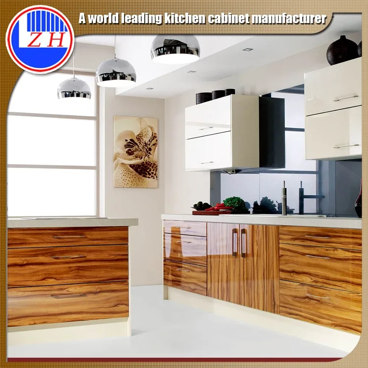 Customized Laminate Kitchen Cabinet Wood Doors With Edge ...