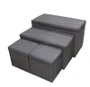 Indoor Storage Trunk Ottoman Inn Storage Bench with Storage Cubes