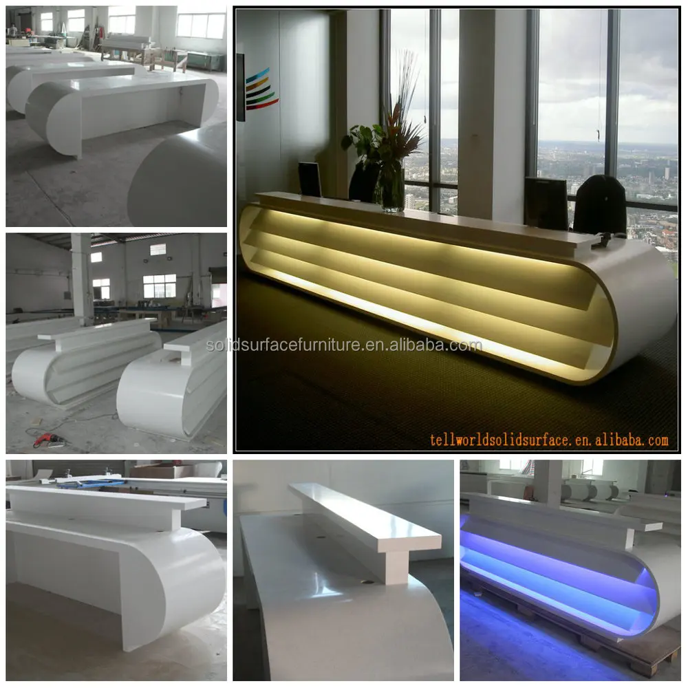 factory price directly led light hotel reception counter with high quality - Hotel Front Desk Counter Design factory price directly led light hotel reception counter with high quality - Hotel Front Desk Counter Design