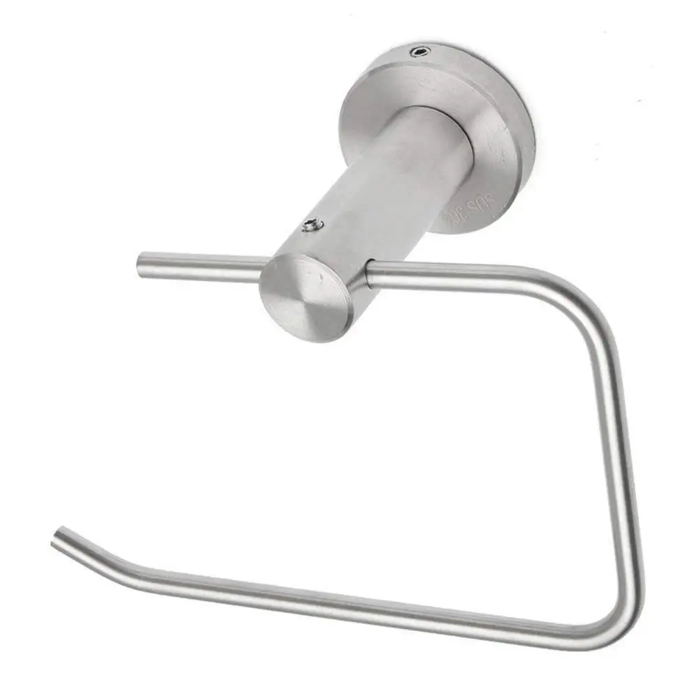 ZY Tissue Roll Bar,Stainless Steel Bath Toilet Paper Holder/Wall MountBathroom Tissue Paper Holder