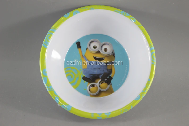 6.5 inch melamine Baby bowl Plastic broadbrimmed bowl
