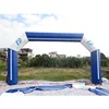 Blue Color Outdoor Inflatable Entrance Arch For Advertising