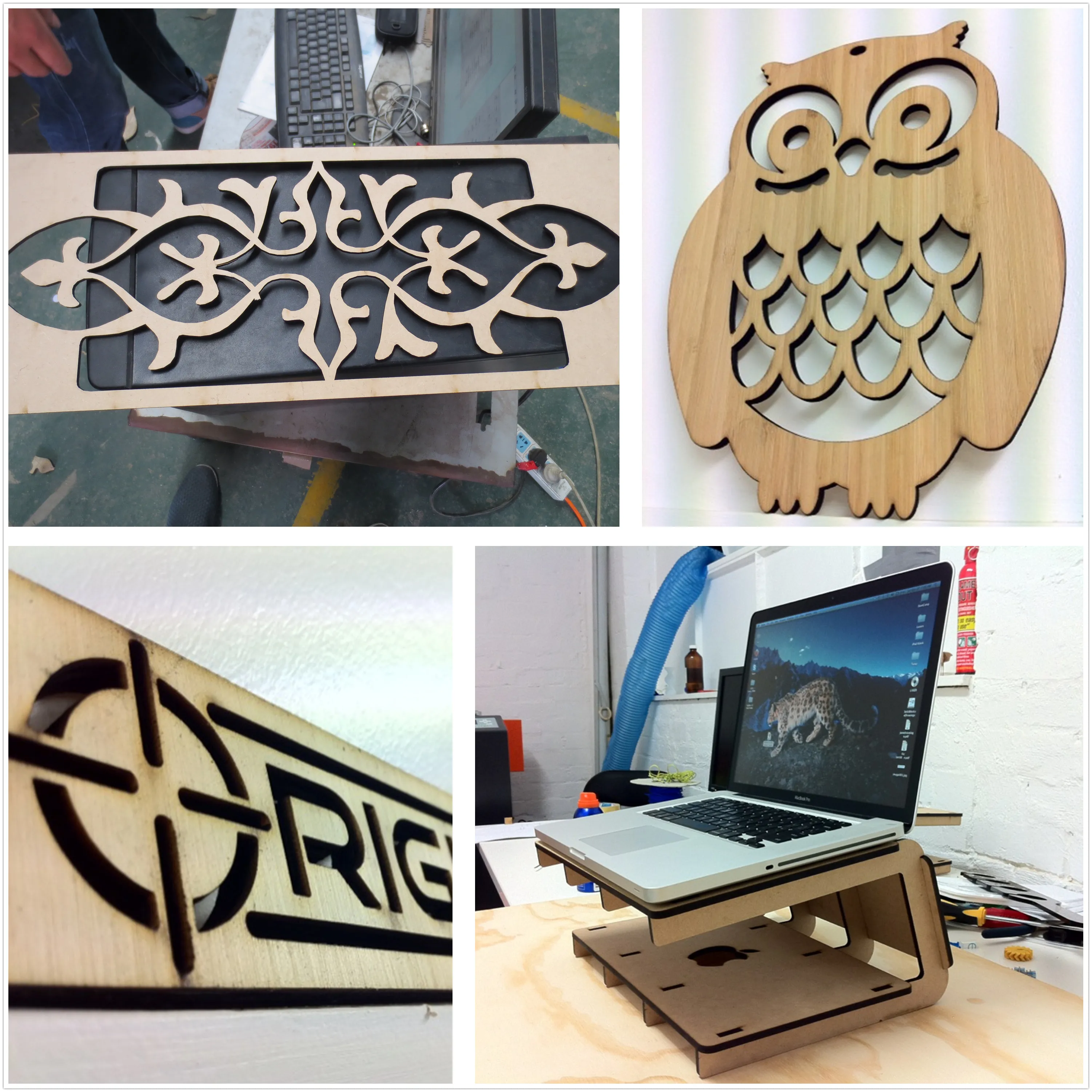 Wood&MDF&acrylic&metal&stone co2 laser cutter machine laser engraving and cutting machine 1610