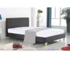 Pictures Of Wood Double Bed Modern High Quality Luxury Stylish Big Solid Wood Legs Double Bed with Linen Cover