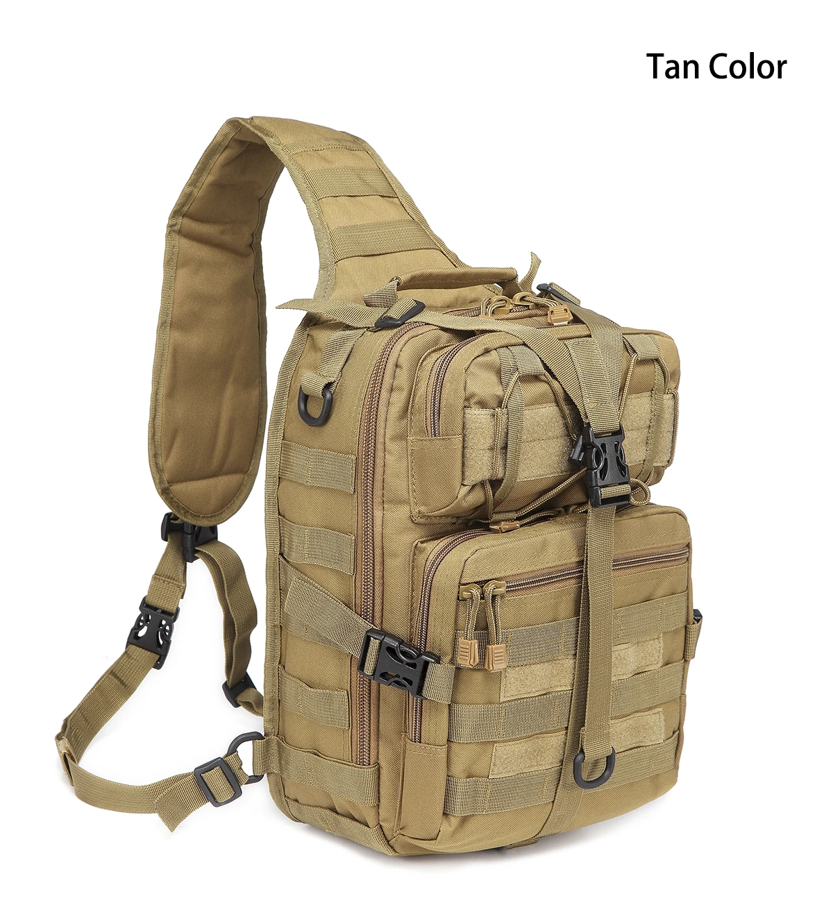 Tactical Sling Bag Pack Military Rover Shoulder Sling Backpack Molle ...