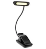 Rechargeable USB book light reading lamp Flexible Book lamp dimmer Clip on table Desk Lamp for Notebook Laptop PC Computers