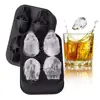 [ New Generation] homEdge Ice Cube Tray, 2 Packs of 3D Silicone Ice Trays, Next Gen Leak Free Ice Mold with Free