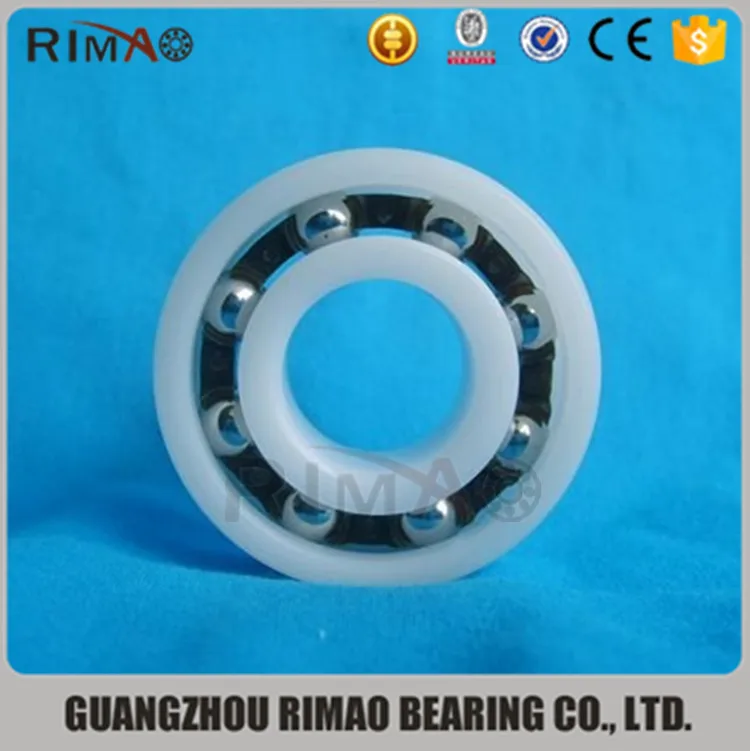 small plastic coated bearing PP Plastic ball bearing P608 Plastic bearing.jpg