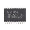 shenzhen electronic components Original product patch wide body 7.2MM 74HC573D 8 bit three state output D latch SOP-20