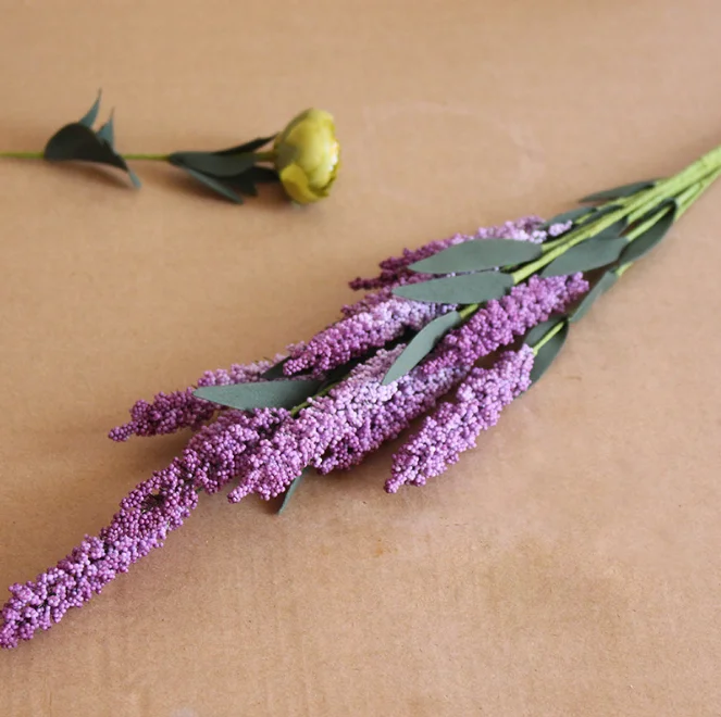 Wholesale Artificial Lavender Pe Foam Lavender For Home Decoration
