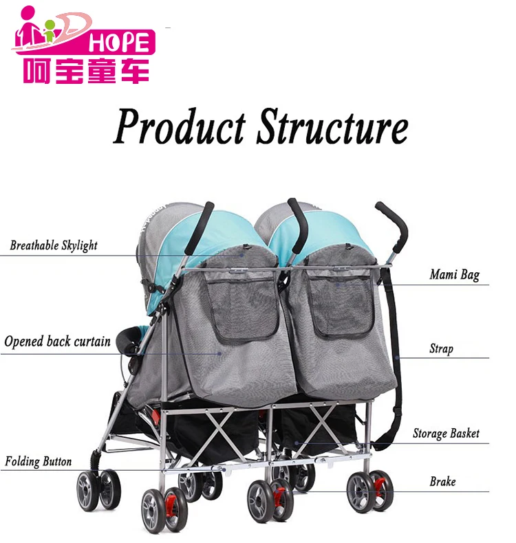 twin travel stroller