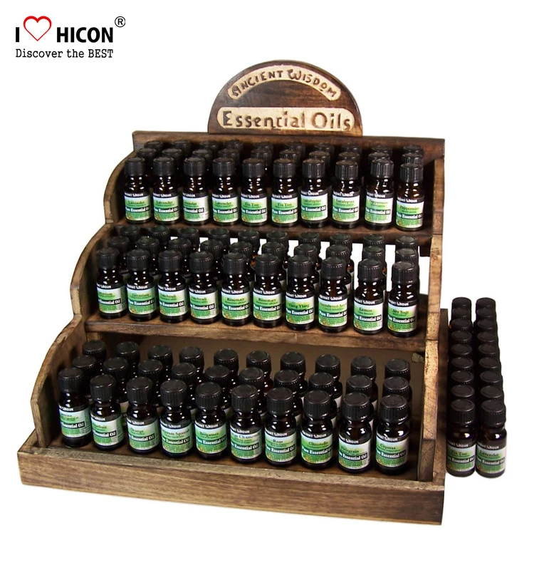 Fragrance Essential Oil Counter Top Wooden Display Rack Buy Essential