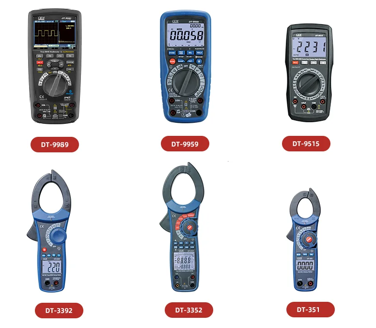 Cem Dt370 4000 Counts Heavy Duty 200a Ac Mini 1.2inch (30mm) Open Jaw
