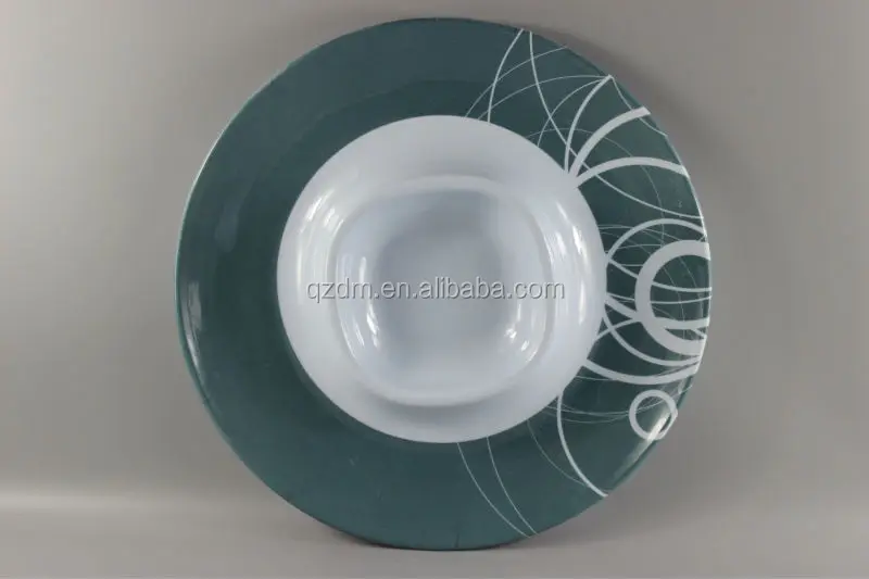 14 Inch Plastic Chip And Dip Plate