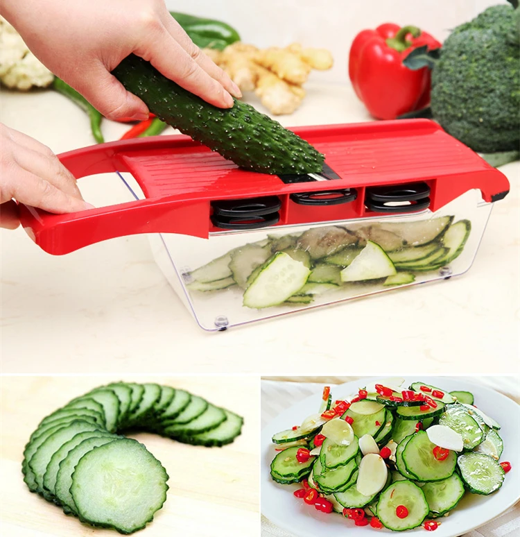 6 In 1 Vegetable Mandoline Slicer As Seen On Tv - Buy Vegetable Slicer