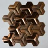 Foshan factory stainless steel and copper mosaic tiles