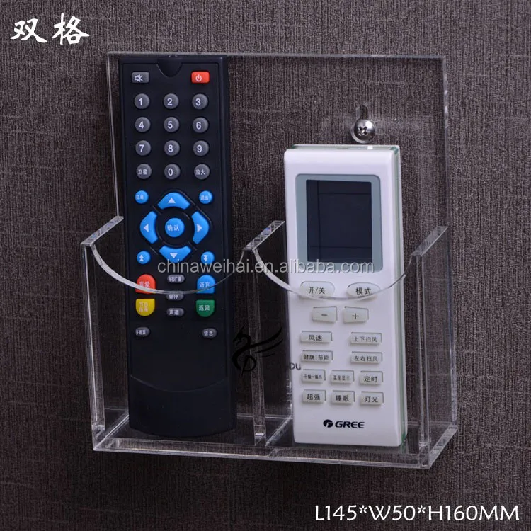 Remote Control Display Box Tv / Air Conditioner Universal Remote Control Holder Wall Mounted ...