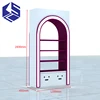 Modern shop furniture design wooden candy display cabinet
