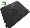 Factory Price Black Surface Tread Pattern Pe Road Mat
