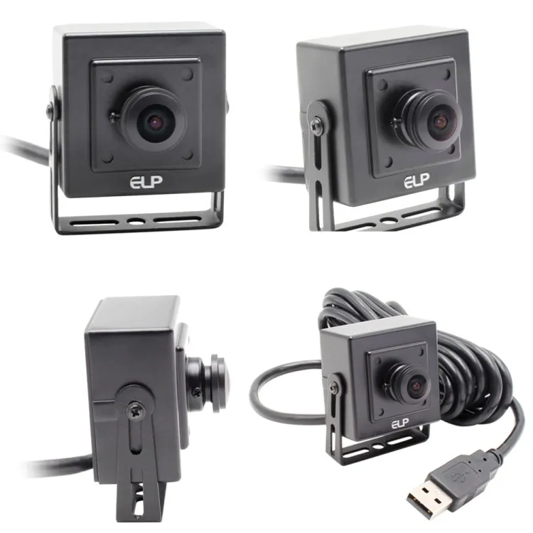Elp Mini Black Box 5mp Uvc 170 Degree Wide Angle Fisheye Usb Camera