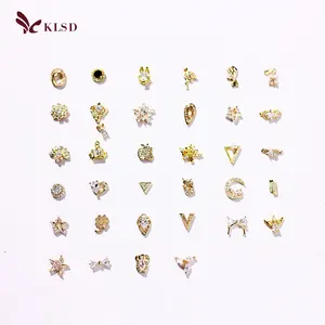 New nail jewelry bit super flash diamond luxury rhinestone nail stickers diamond jewelry wholesale
