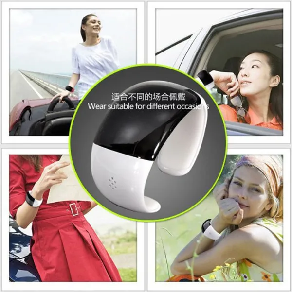 Smart Wear Handsfree Bluetooth Bracelet With Speaker Call Vibration Alert For Women