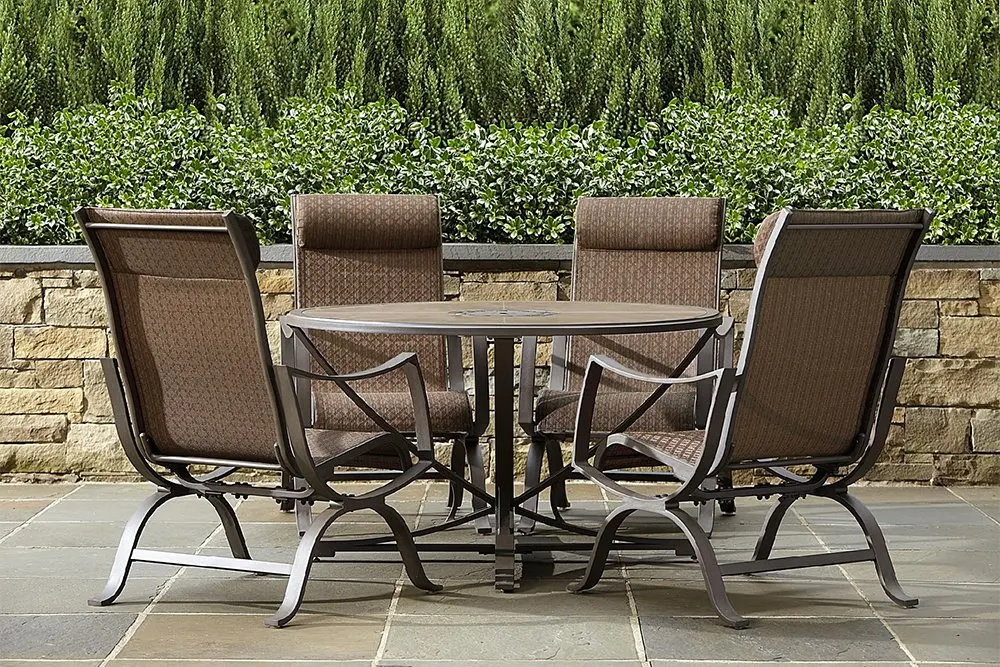 Buy Ty Pennington Style Bryant 7 Piece Sling Dining Set Patio Furniture In Cheap Price On Alibaba Com