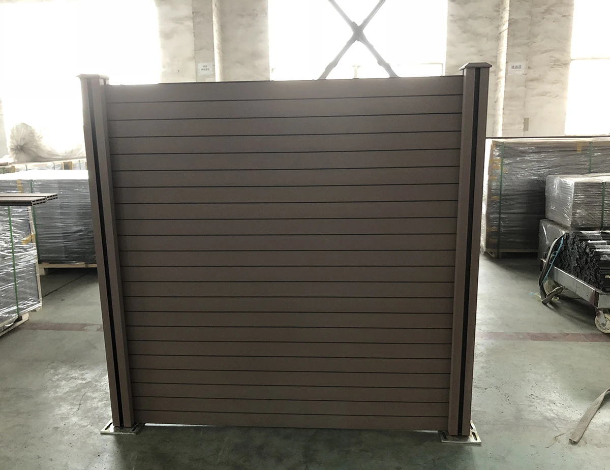 Verbund Holzzaun Platten Außen Zäune Wpc-zäune Für Privatsphäre - Buy