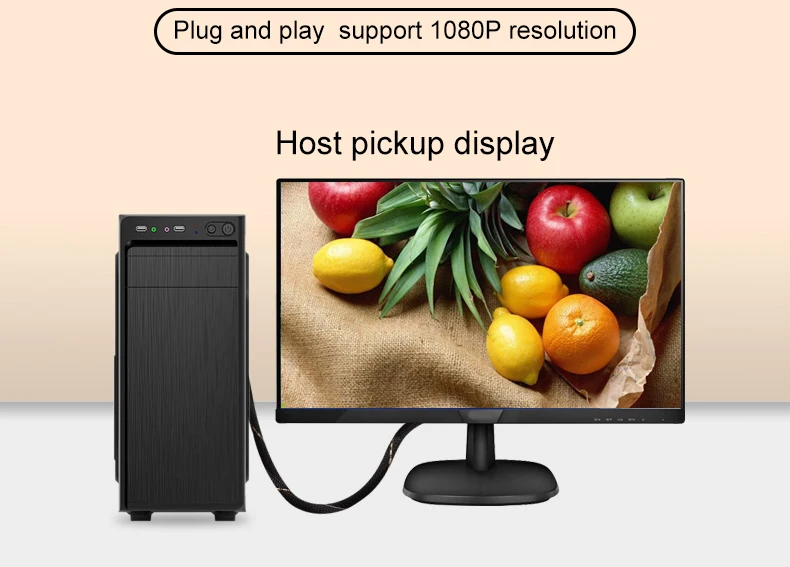 Gold-plated with solid pin vga to vga cable - ANKUX.COM