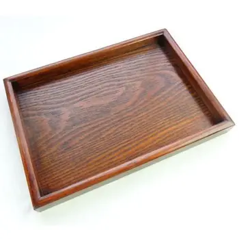 large wooden tea tray