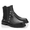 2018 women cool stud biker boots crystal detail cow leather ankle boots stylish motorcycle booties