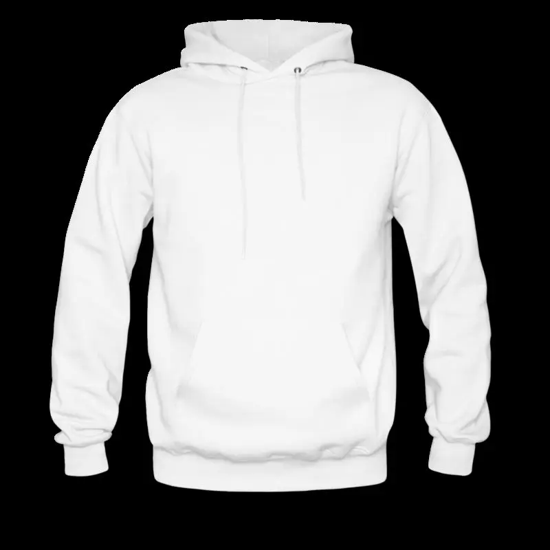 mens plain white hoodie