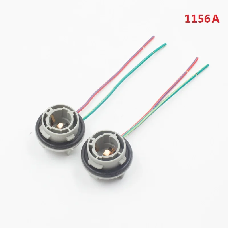 1156 Ba15s 1157 Bay15d Led Bulb Base Socket Cable Wiring Harness