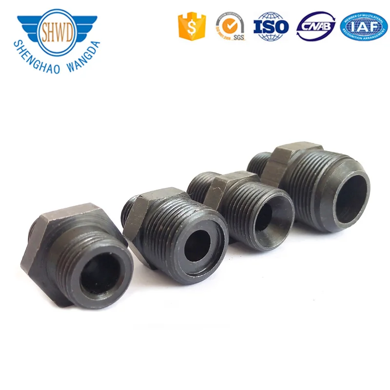 Carbon Steel Reducing Double Thread Straight High Pressure Pipe Fitting ...