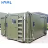 Pneumatic telescopic mast and military shelter