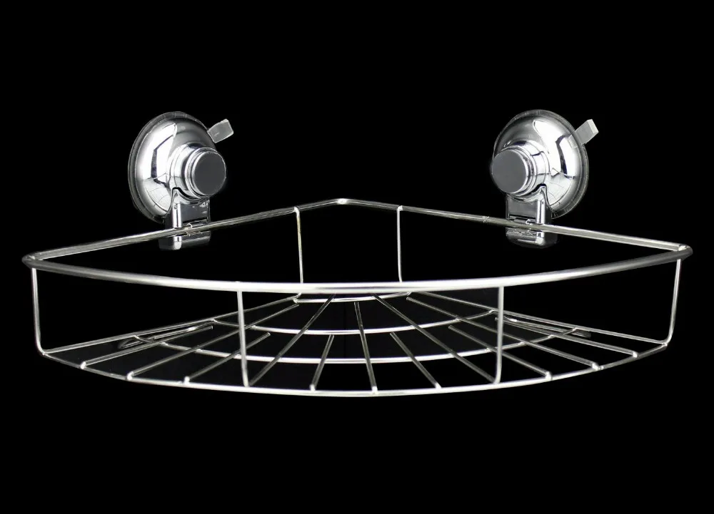 Suction Corner Shower Shelf Powerful Vacuum Cup Shower Caddy Basket