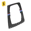 ES DJ3030 carbon fiber interior headlight switch frame cover carbon fiber headlight switch for BMW 3 Series