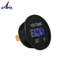 12v blue red green led lighted voltmeter socket for car
