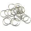 Nickel Plated Spring Steel Lightweight Promotional Key Split Rings
