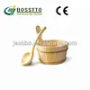 Best price Sauna Accessories wooden sauna spa bucket and Ladle Sauna Equipment