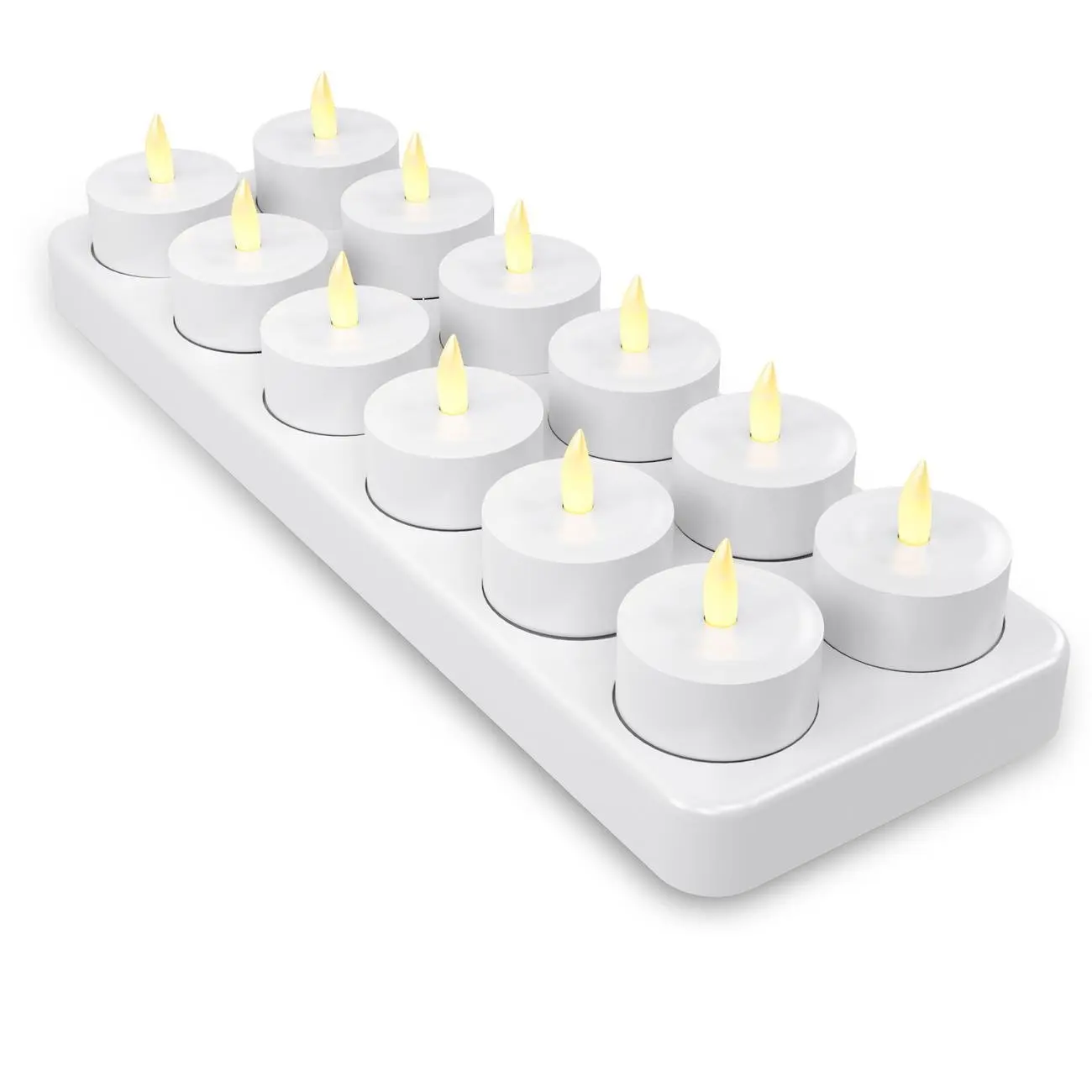 Hot Selling Safety Flameless Rechargeable Electric Tea Light Led Candle