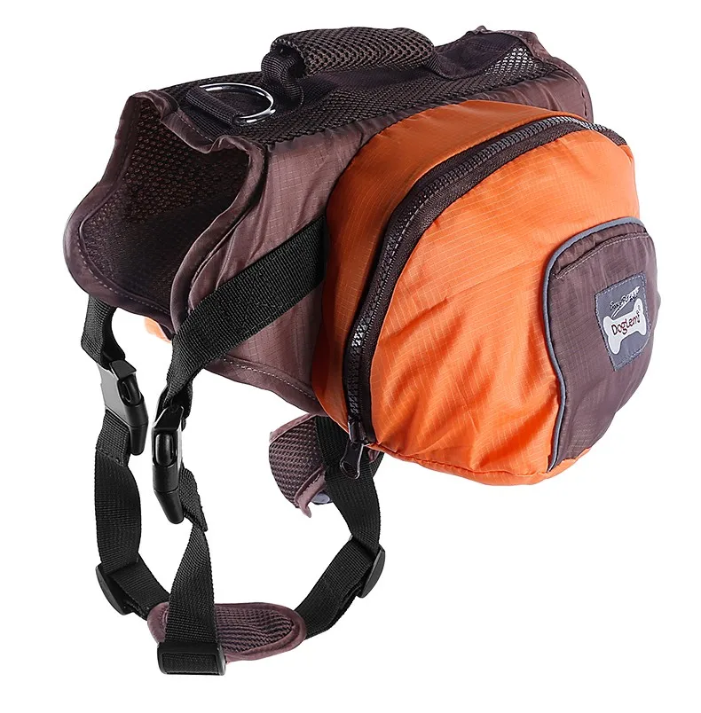 Foldable Pet Saddle Bag Outward Hound Travel Camping Hiking Dog Back ...