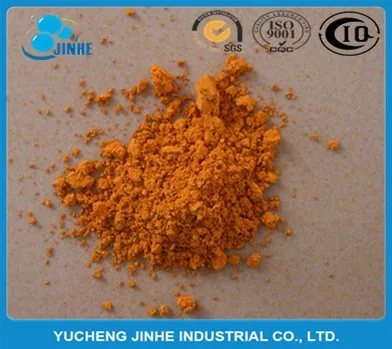 synthetic iron oxide colorant for wood mulch
