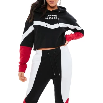 crop jogging suit