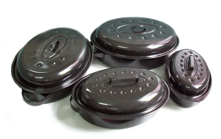 3Enamel Roaster pan set