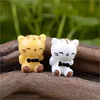 Wholesale 10*15mm Little Cat 3D Micro Landscape Cartoon Animal Resin Furnishing Articles