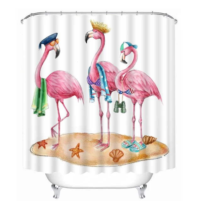 Fashionable Home Textile Pink Romantic Flamingo European Style