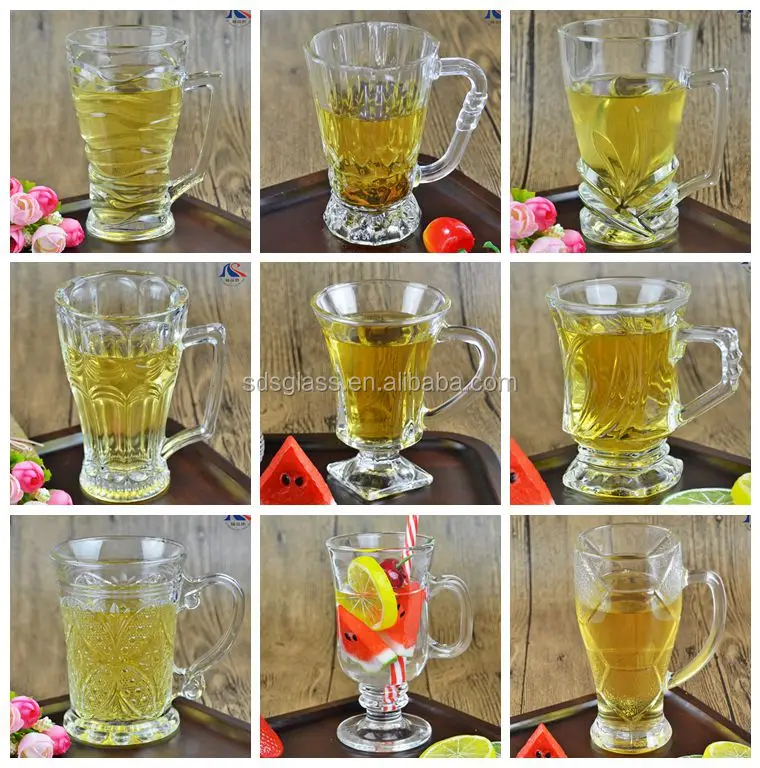 KLP 1PC Hammer Grain Juice Cup Beer Mug Gold Diamond Water Cup