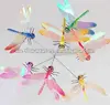 PVC dragonfly sticks metal wire