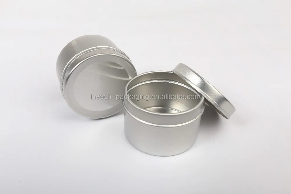 Slip Cover Metal Tins,Aluminum Tin With Sliding Lid,2 Oz Shallow Tins ...